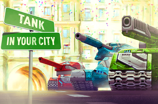 Tanks in your city - Tanki Online - Free MMO game